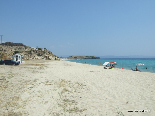 plaża w Ormos Panagias
