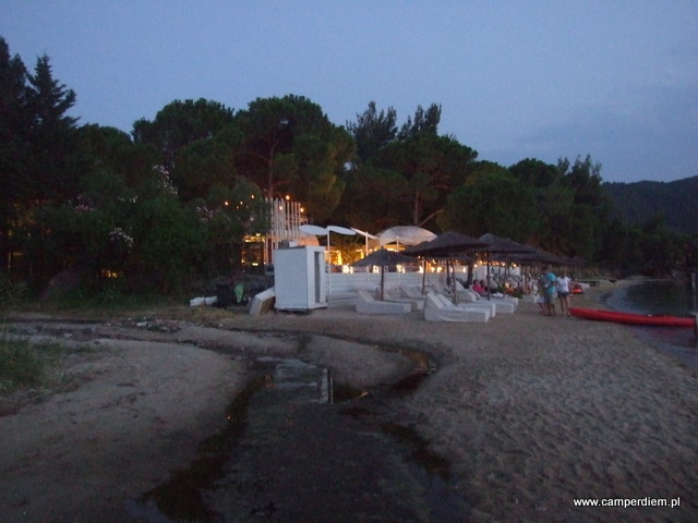 kraniec plaży Vourvourou