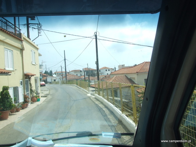 droga przez wyspę Evia
