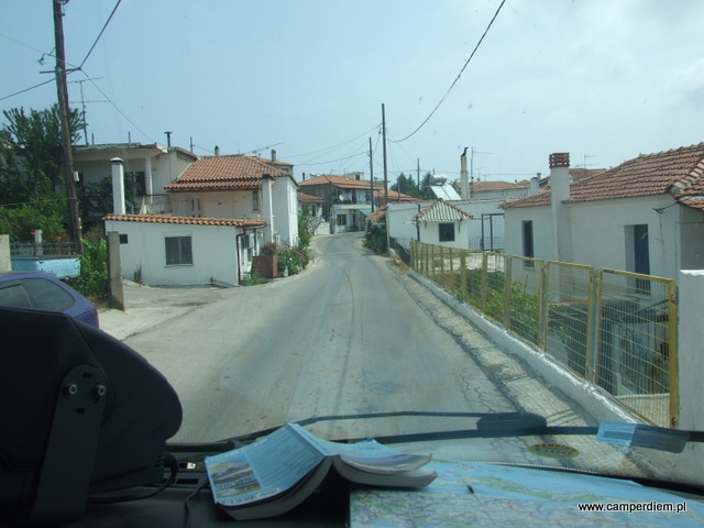 droga przez wyspę Evia